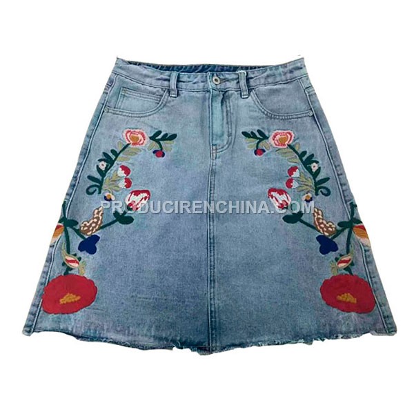 Falda de jeans/Jean skirt #MF-0009-image