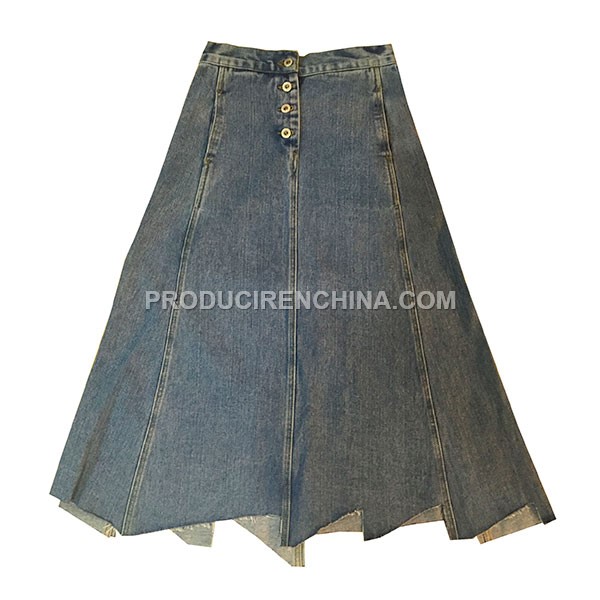 Falda de jeans/Jean skirt #MF-0010-image