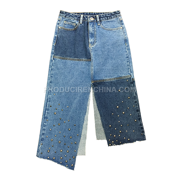 Falda de jeans/Jean skirt #MF-0019-image