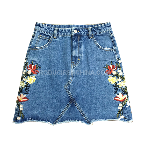 Falda de jeans/Jean Skirt #MF-0018-image