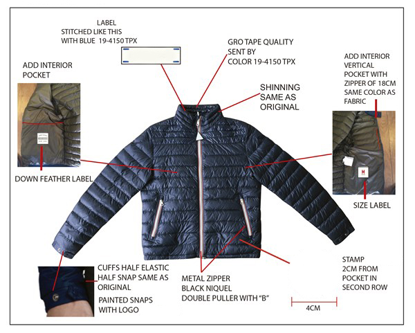 Down vests and jackets manufacturing order | CTS Clothing